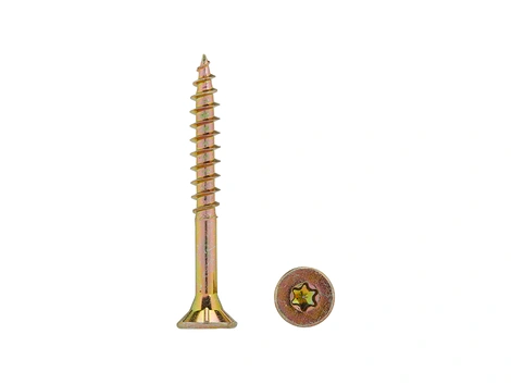 BUTLER PRO Spanplattenschraube gelb vz. Ø4,5x50 mm