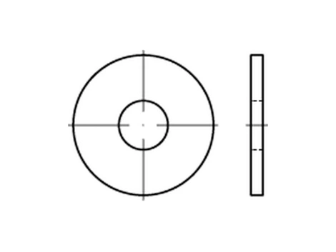 Reyher Scheibe A Stahl galv. vz. DIN 9021 Ø13 mm 20 St.