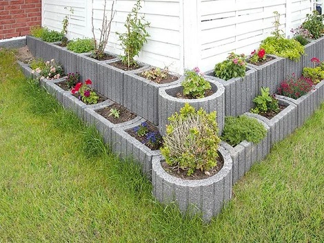 Flora Trend Mini-Rechteck-Pflanzstein grau 33x22x2 | Schröder Bauzentrum